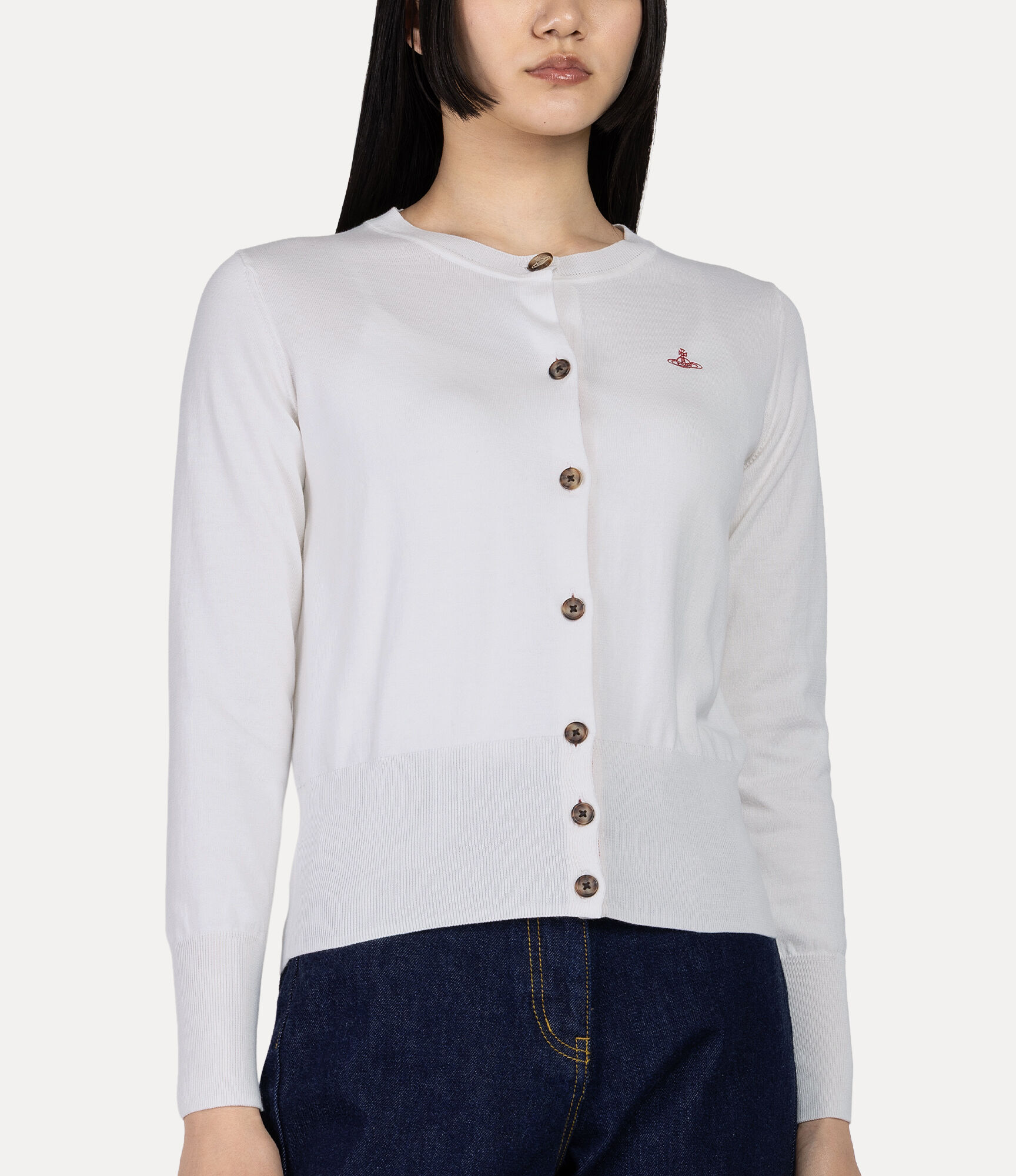 Crew Neck Cardigan  large image number 4