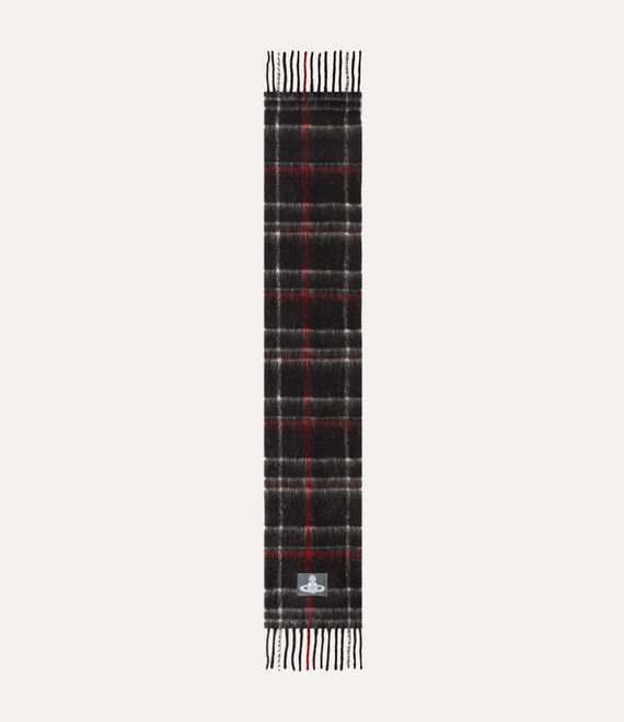 Vivienne Westwood Scarf Black Chunky Check Unisex