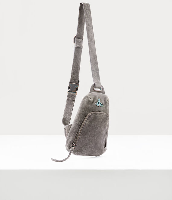 Shop Vivienne Westwood Sling Bag In Grey