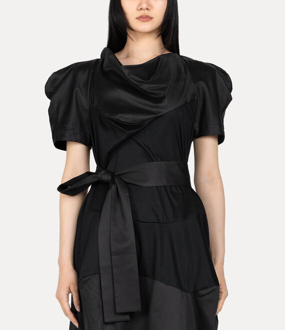 EcoVero and Organic Cotton Jersey Dress in BLACK | Vivienne Westwood EcoVero and Organic Cotton Jersey Dress in BLACK | Vivienne Westwood