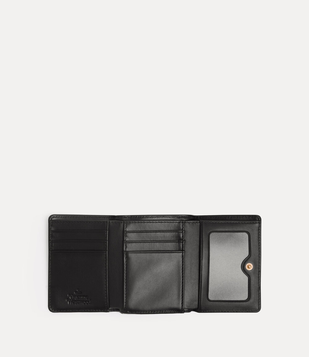 Vivienne Westwood Small Frame Wallet in Black, view 4
