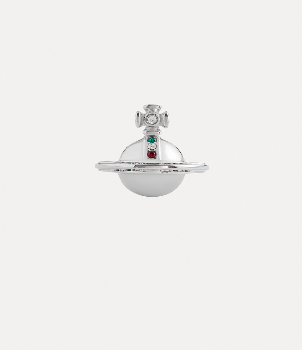 Vivienne Westwood Solid Orb Ring in Silver, view 2