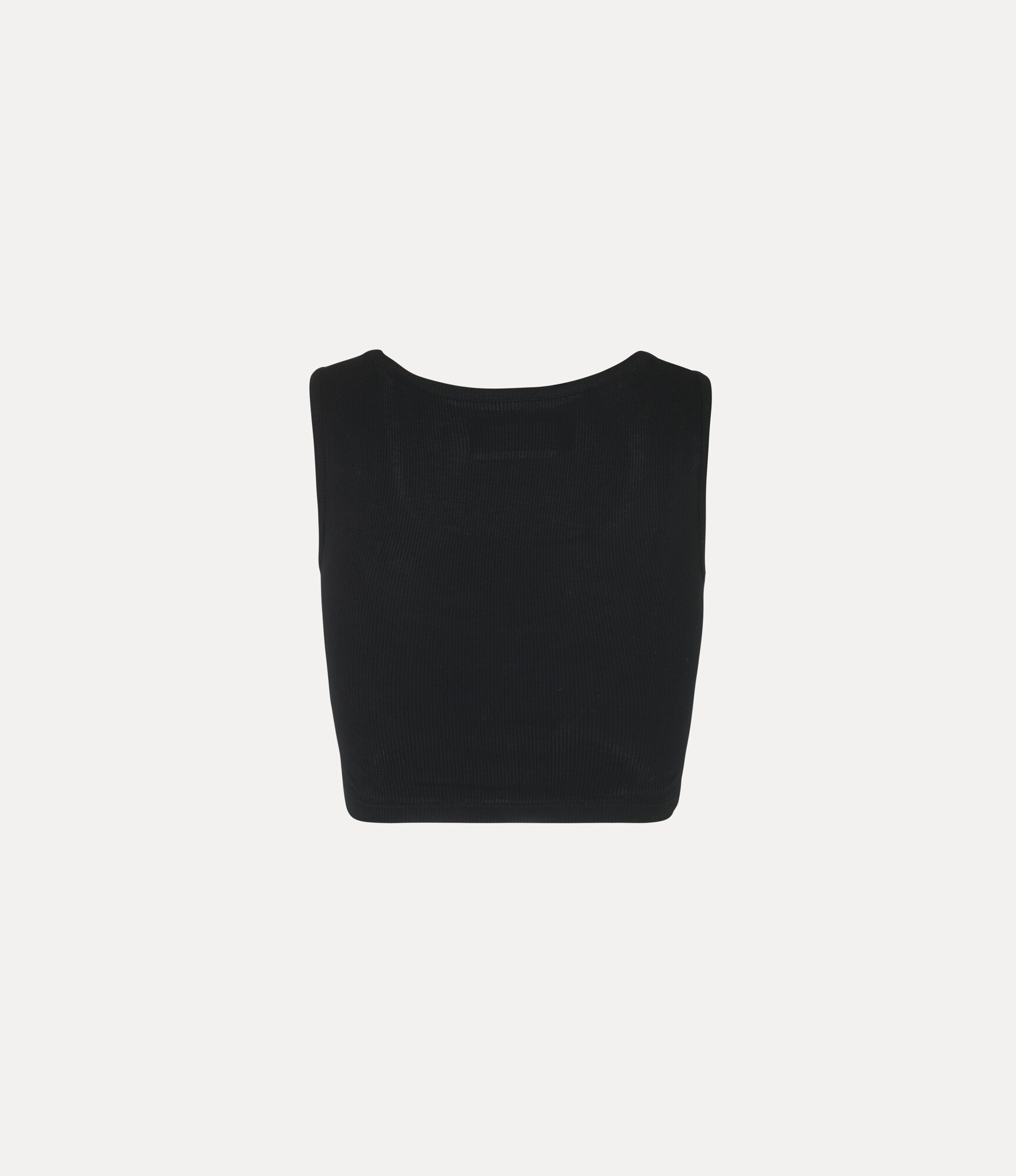 Cropped Rib Vest  large image number 5