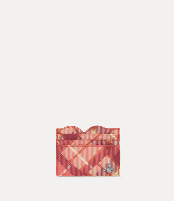 Vivienne Westwood Heart Card Holder Buccia D'arancia Fraser-pink One Size Women