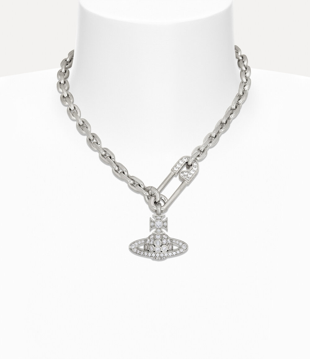 Vivienne Westwood Lucrece Large Necklace in Silver, view 2
