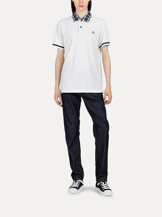 Detailed Check Polo