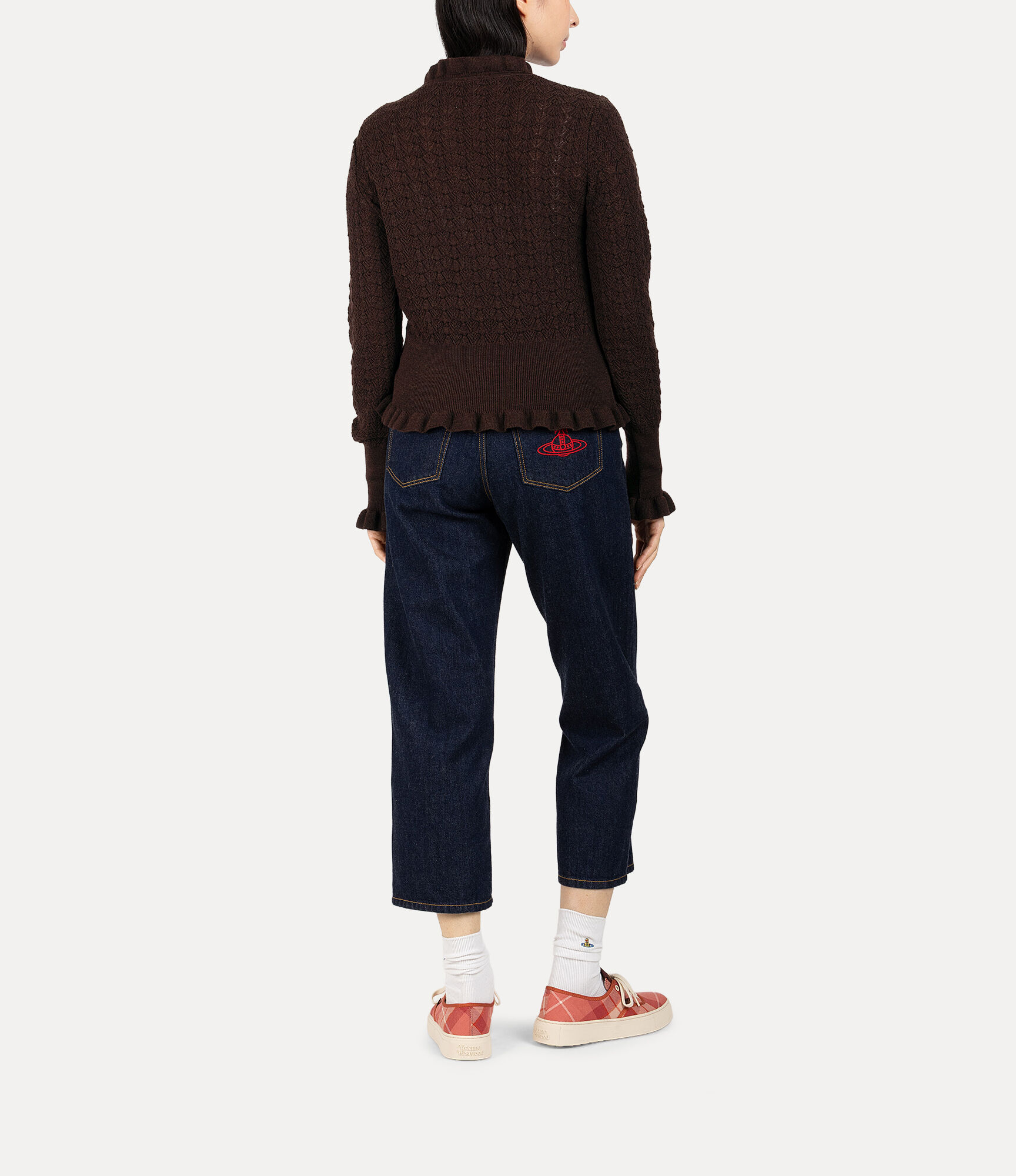 Shell Frill Knit Pullover  large image number 3