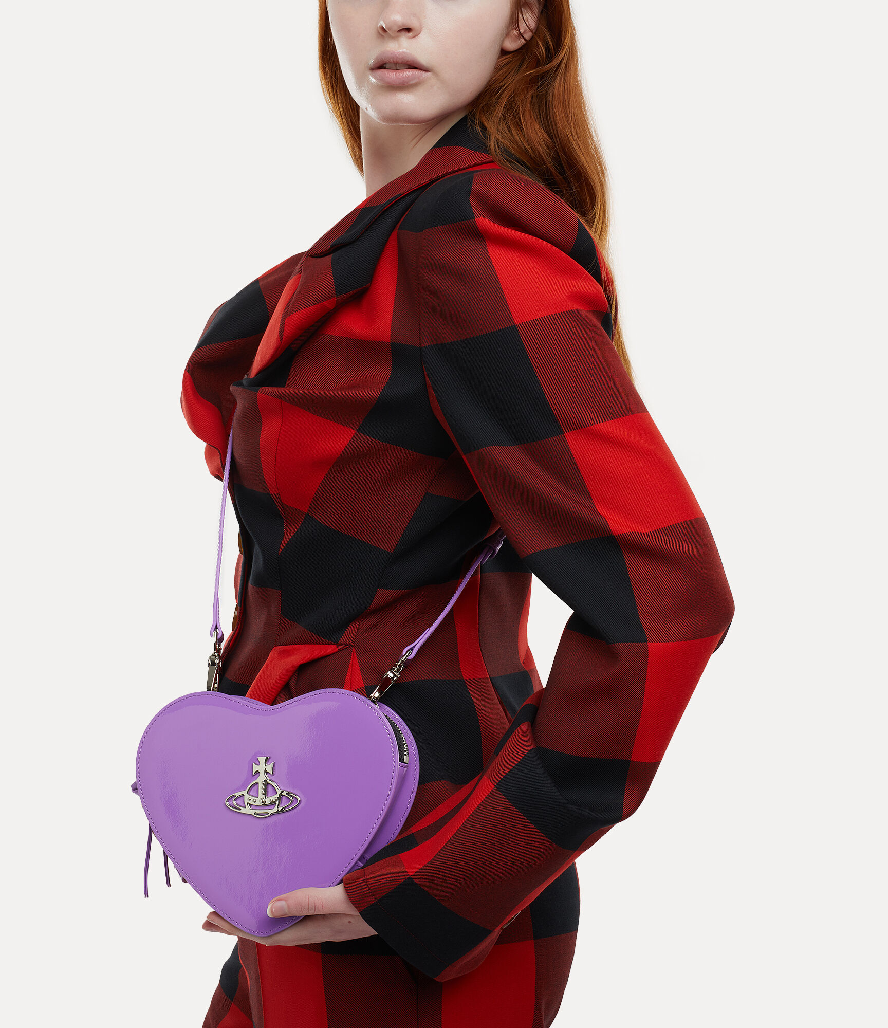 Louise Heart Crossbody Bag in PURPLE Vivienne Westwood®
