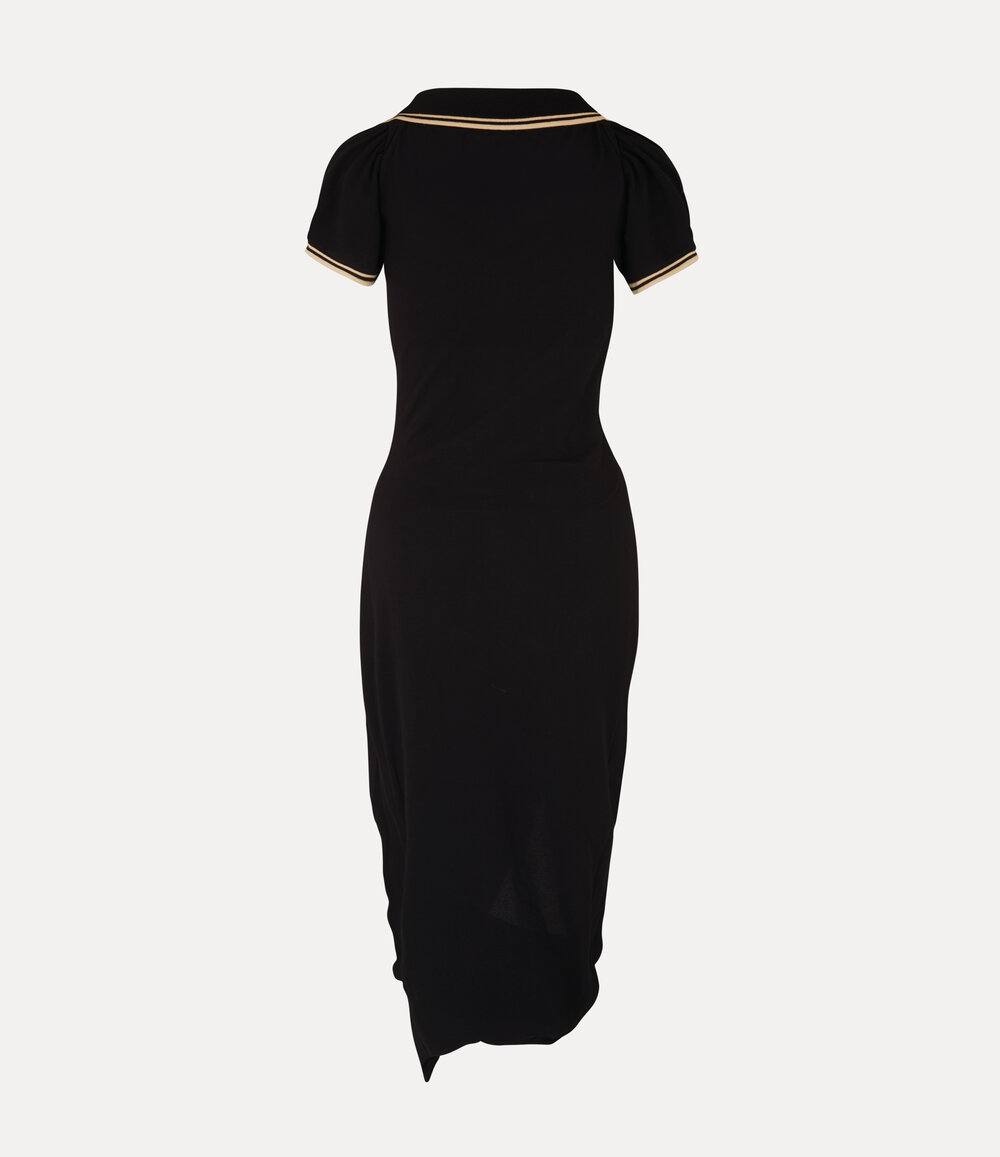 Vivienne Westwood Long Monday Pulling Dress in Black, view 3