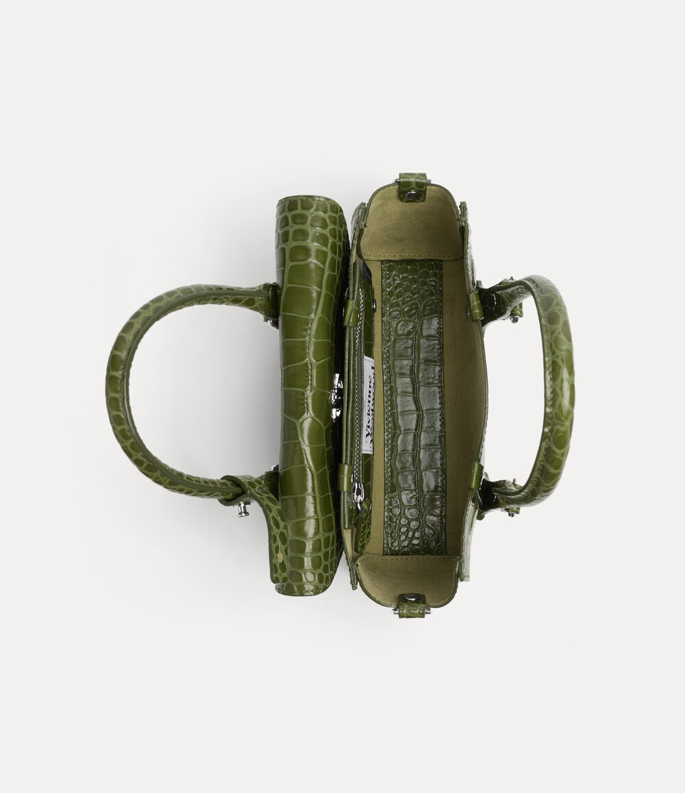 Vivienne Westwood Bettina Mini Crossbody in Khaki, view 3