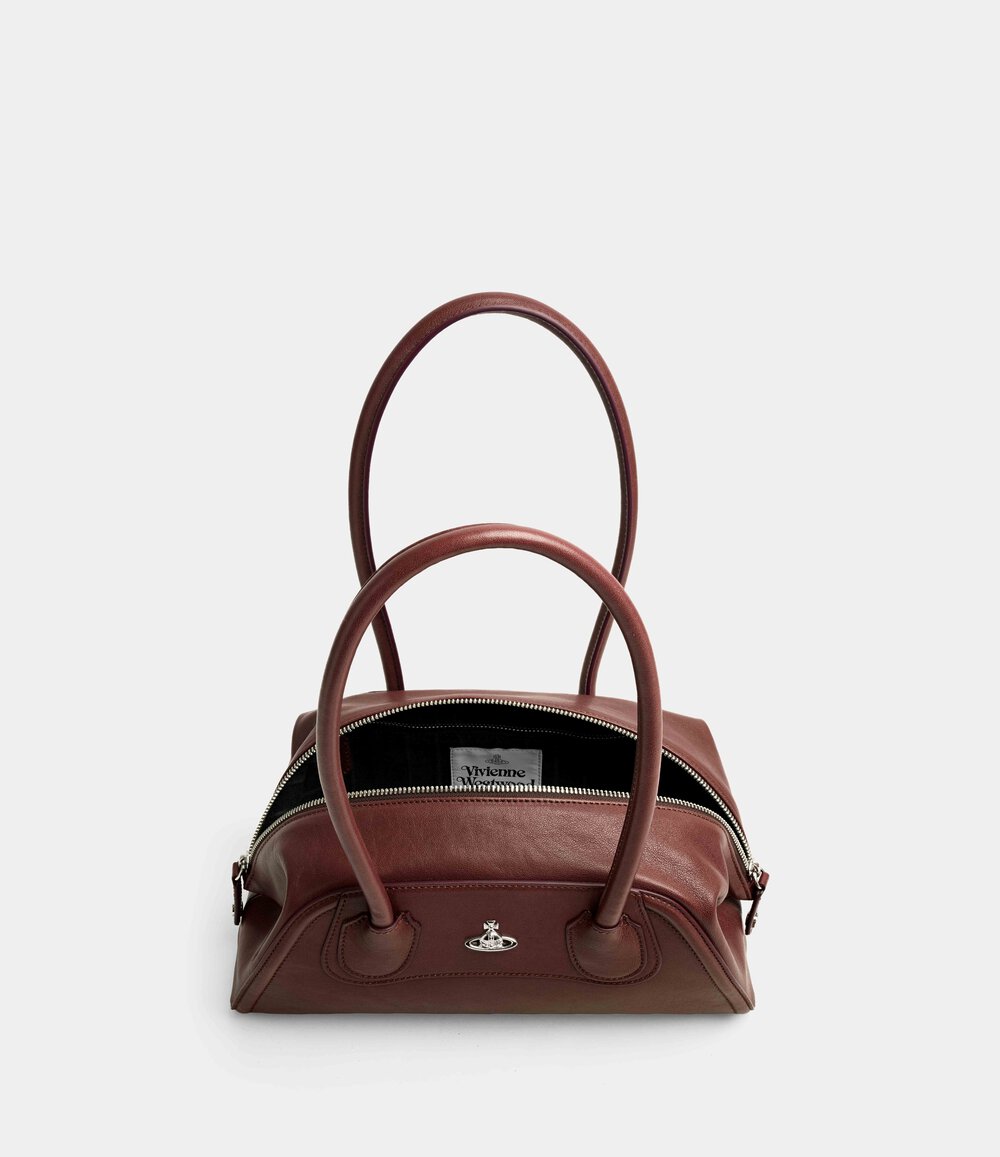 Vivienne Westwood Shirley Small Holdall in Chestnut, view 3