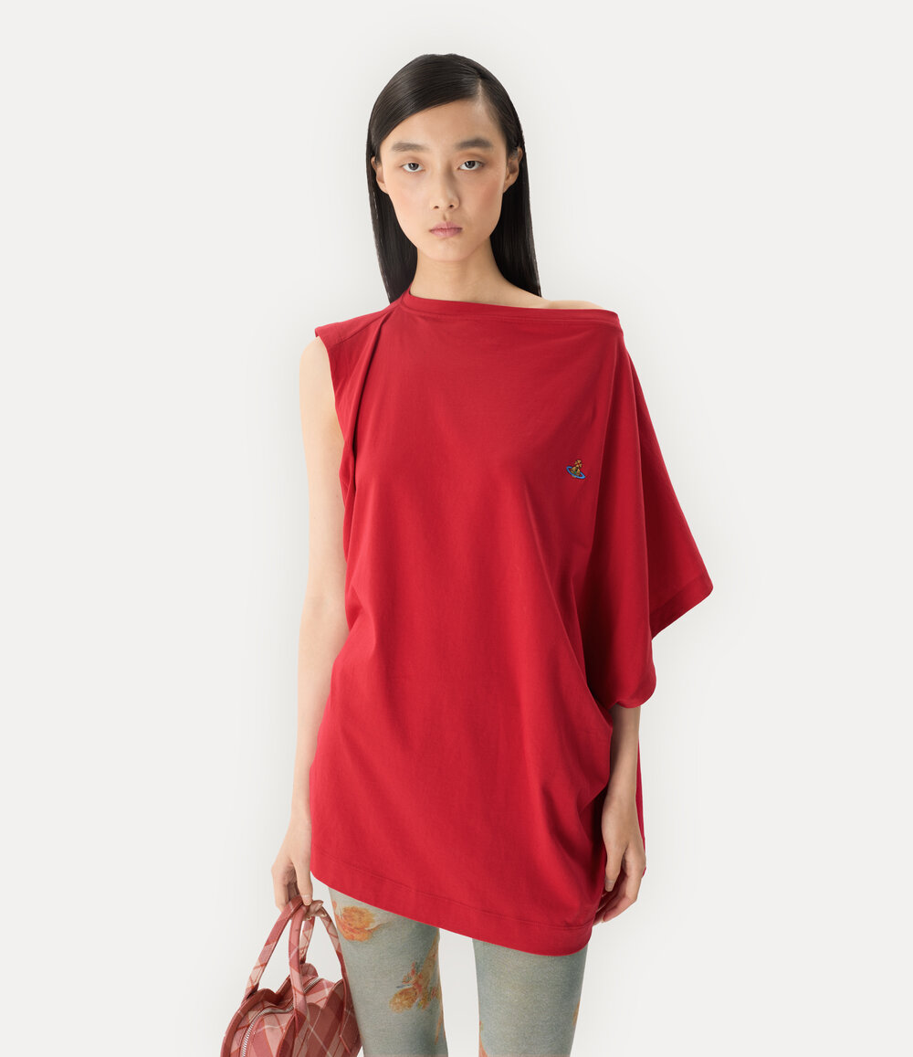 Vivienne Westwood Oversized Hebo Top in Red, view 4