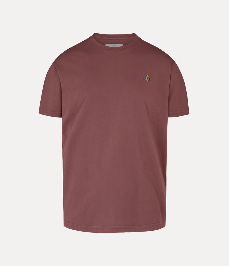 Vivienne Westwood Classic T-shirt Multicolour Orb in Oxblood Red