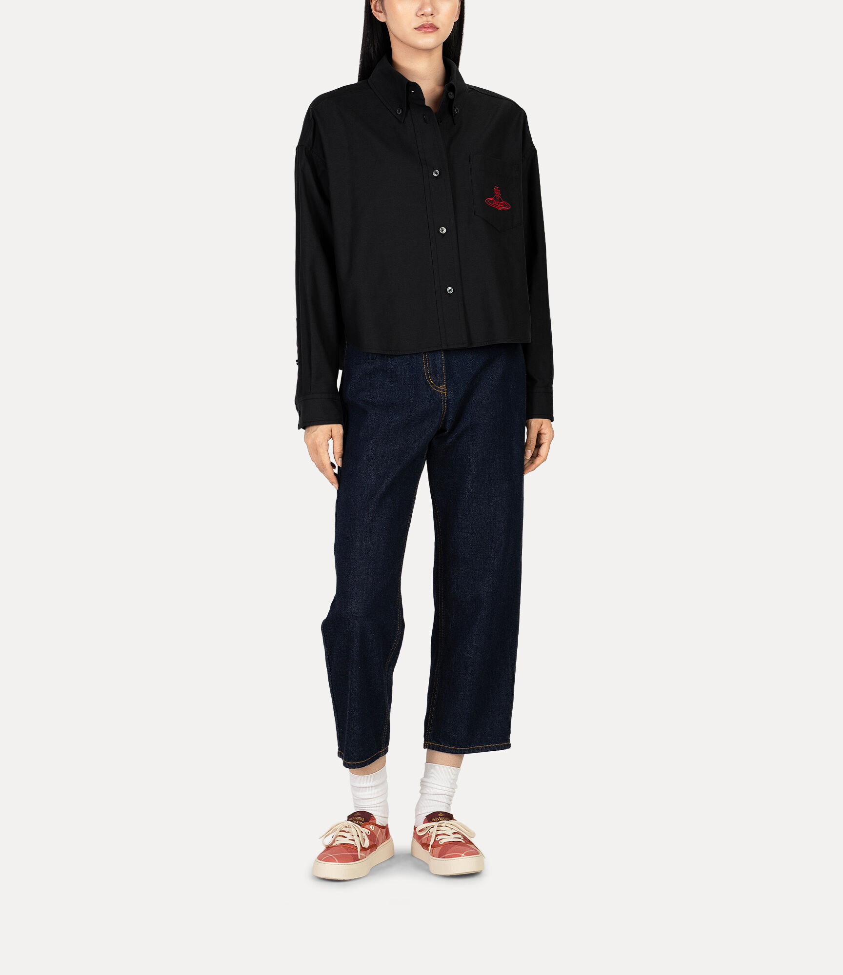 Organic Oxford Cropped Shirt  large image number 2