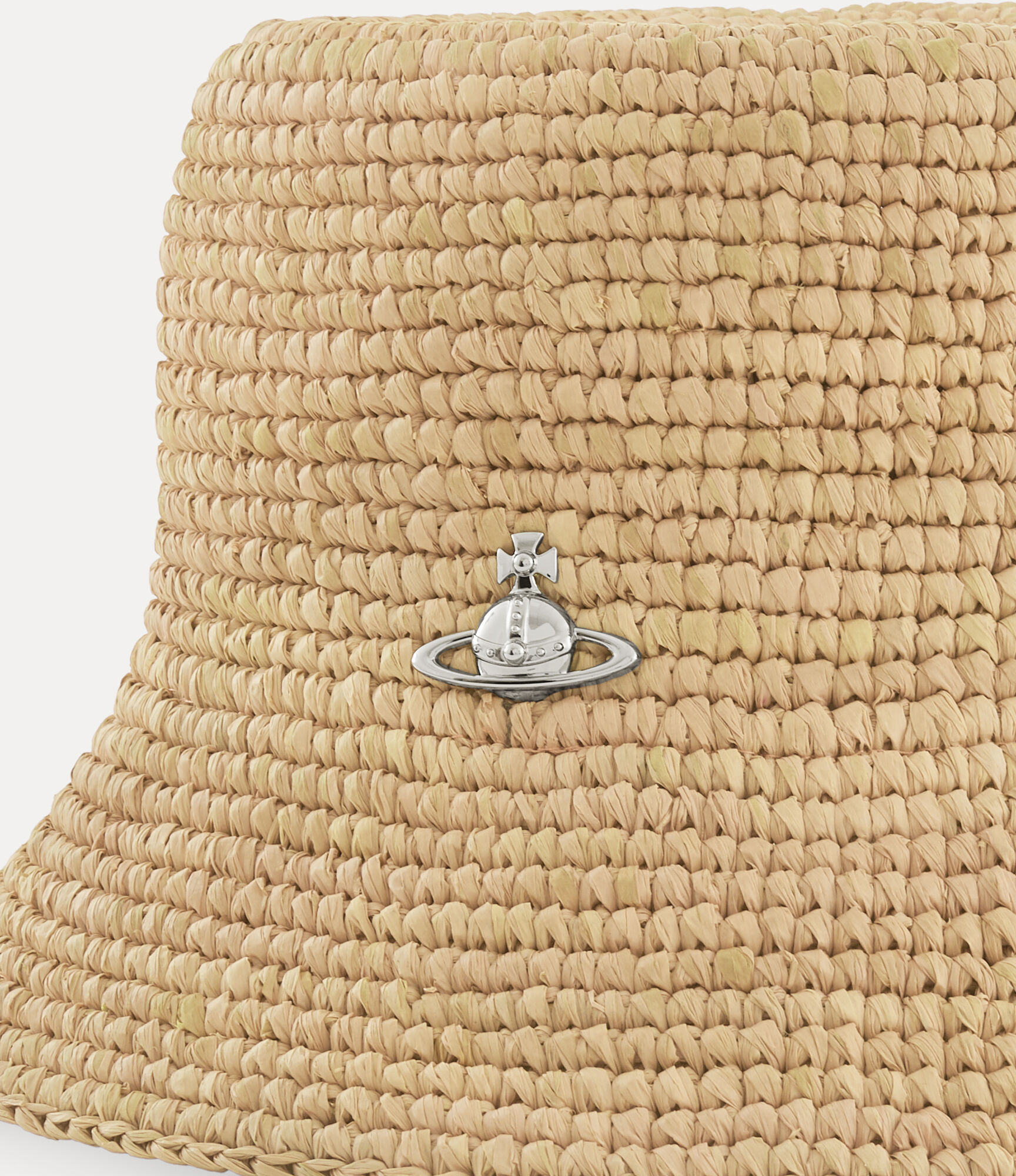 Raffia バケットハット - ベージュ | Vivienne Westwood®