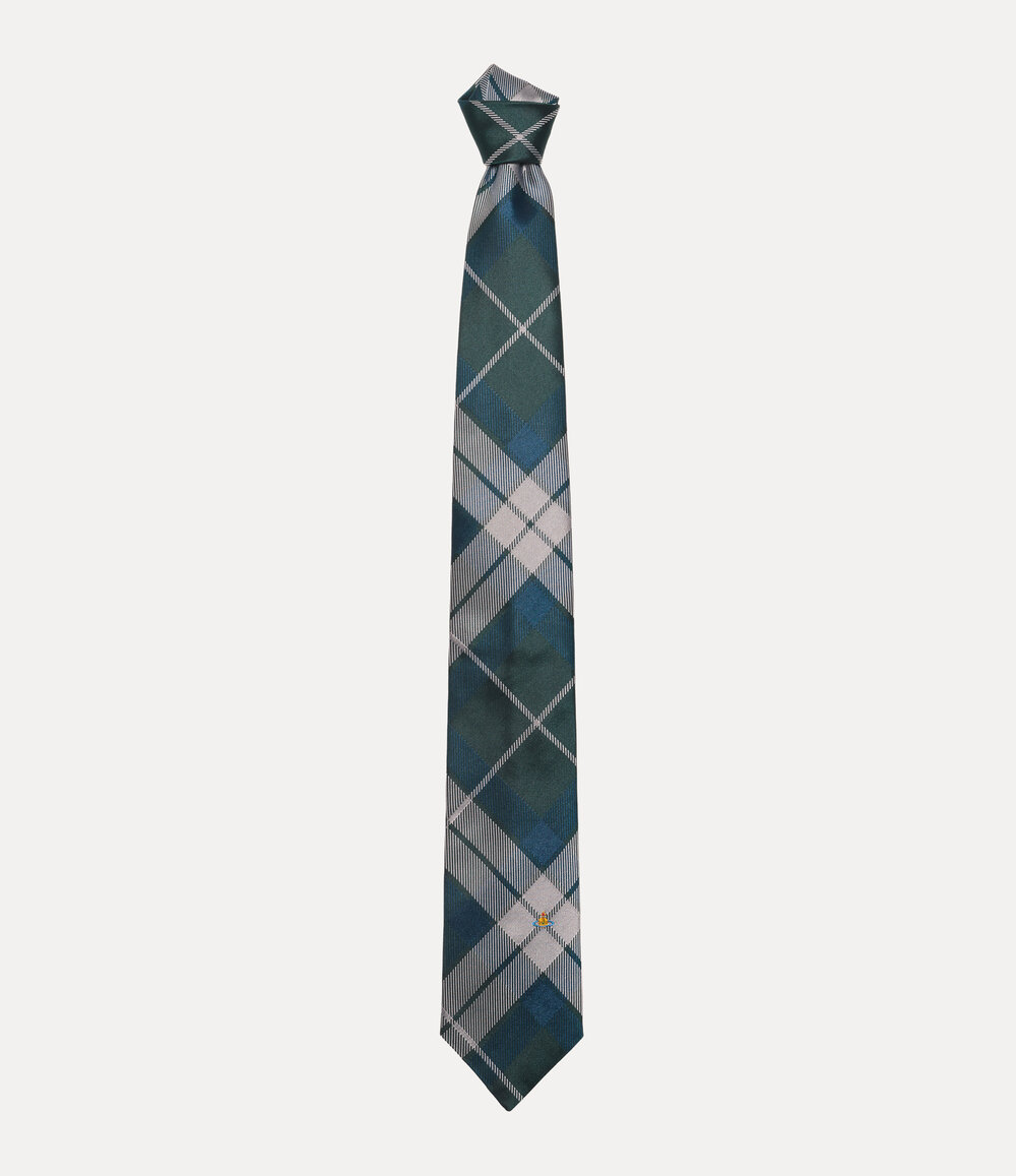 Vivienne Westwood Tie 8.5cm in Dark Green