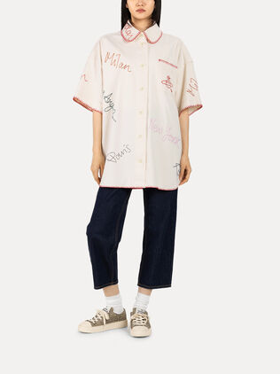 Little Cities Emb Denim Shirt