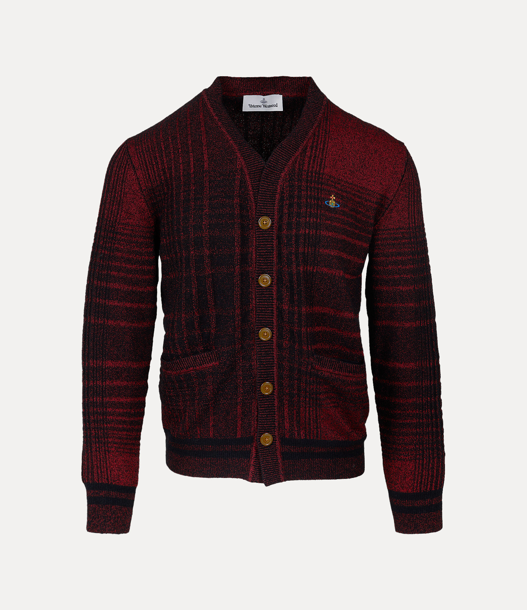 Hong Check Knit Cardigan main image 1