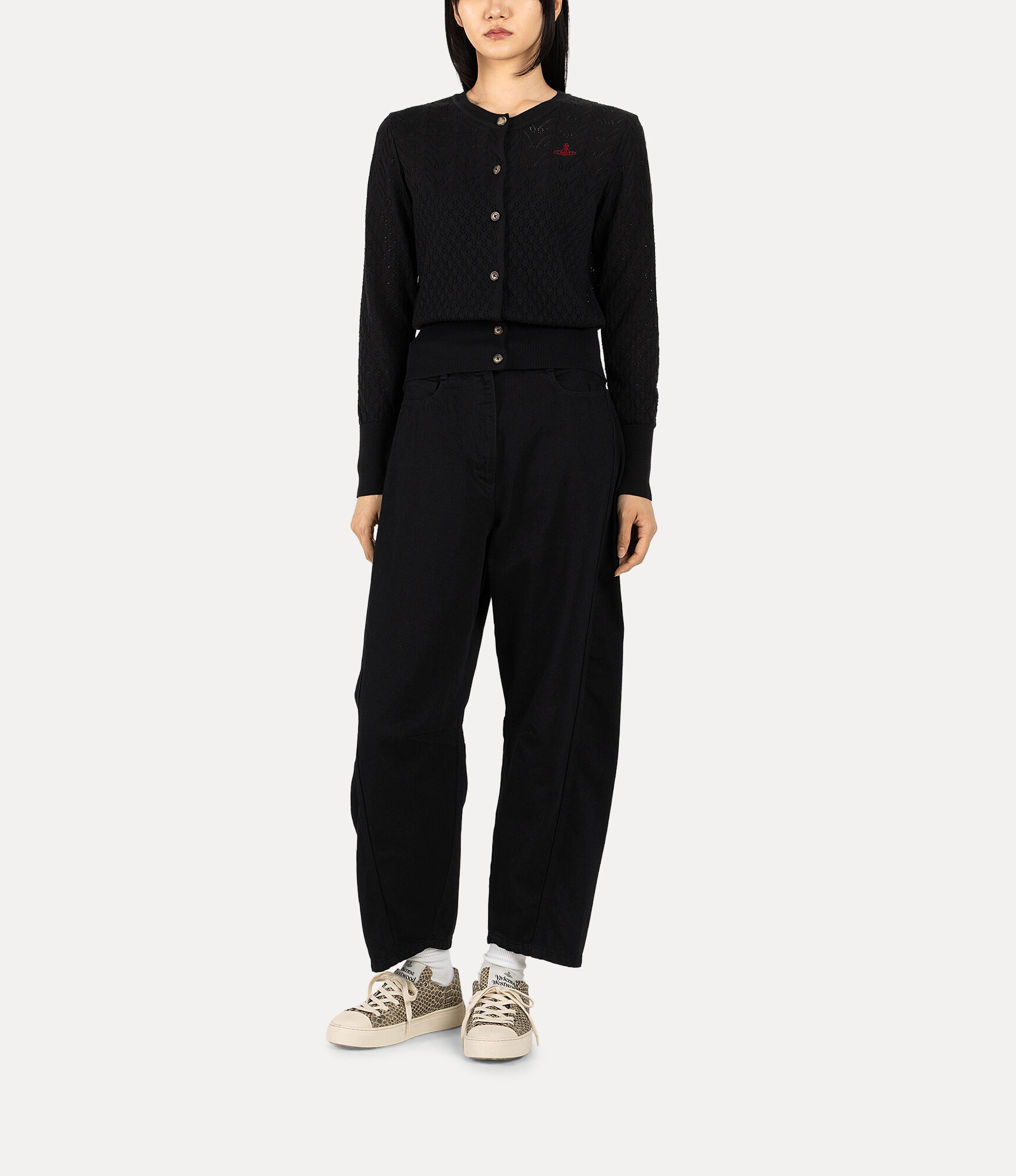 Organic Cotton Denim Wide Pants  large image number 2