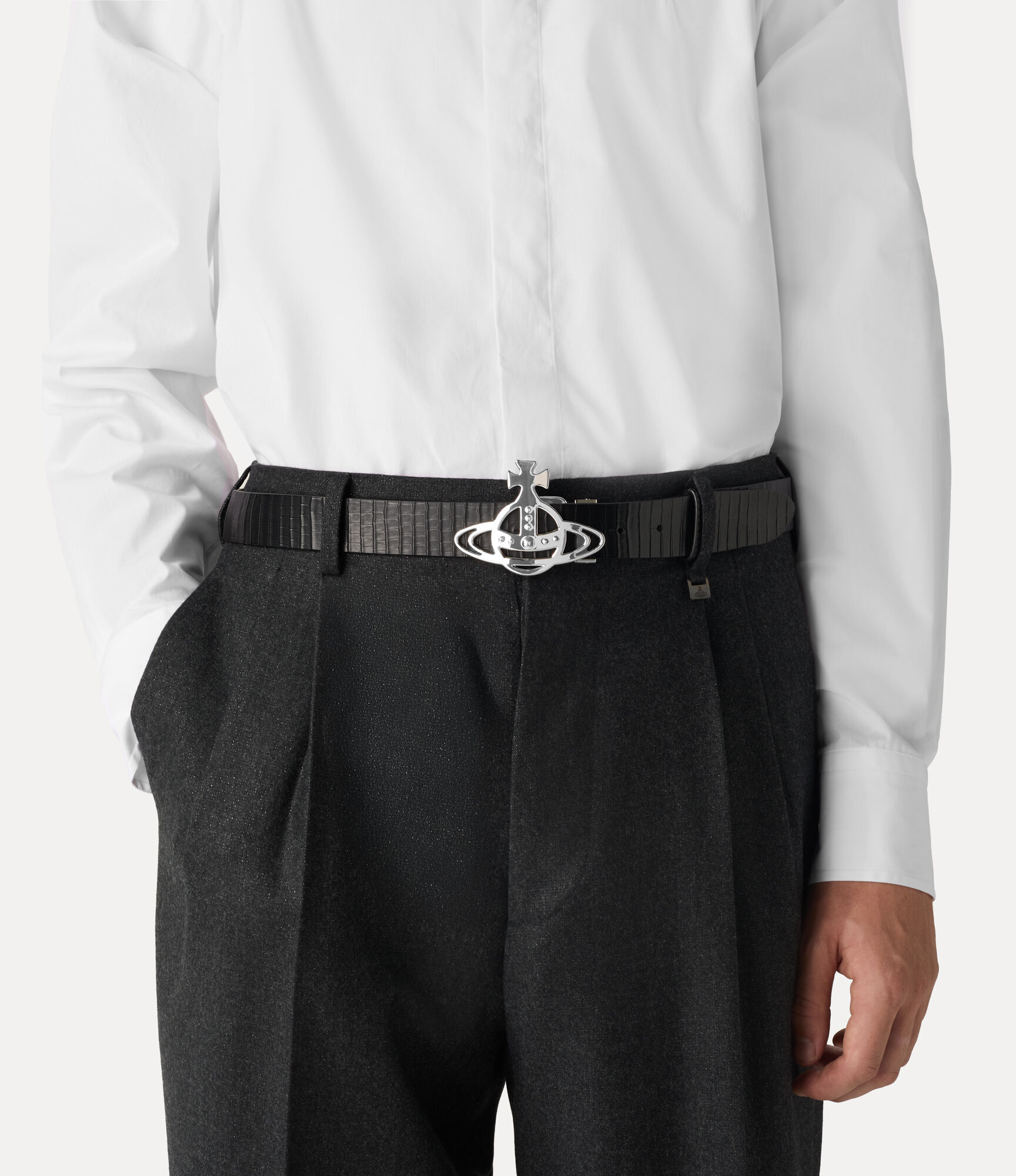 Line Orb Buckle Belt