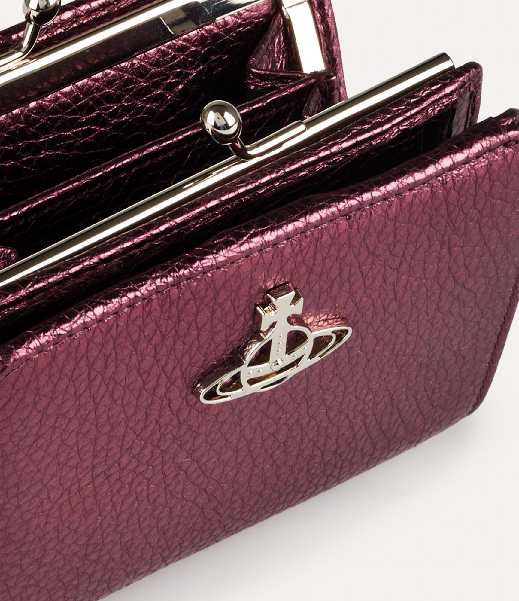 Grain leather wallet fr pkt  large image number 4