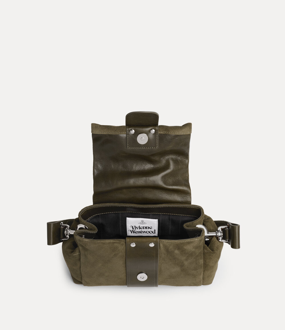 Vivienne Westwood Hazel Treasure Handbag in Khaki, view 6