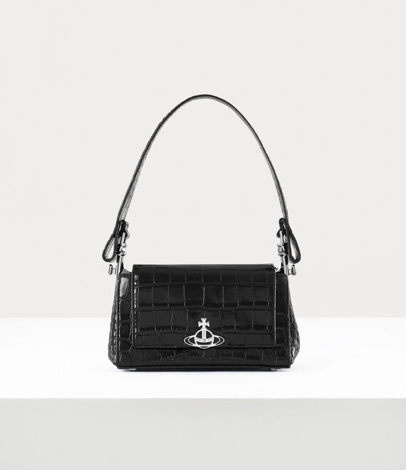 Vivienne Westwood Hazel Small Handbag In Black