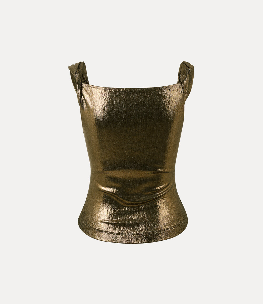 Vivienne Westwood Anna Top in Bronze, view 3