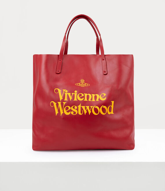 Shop Vivienne Westwood Studio Shopper In Red-yellow