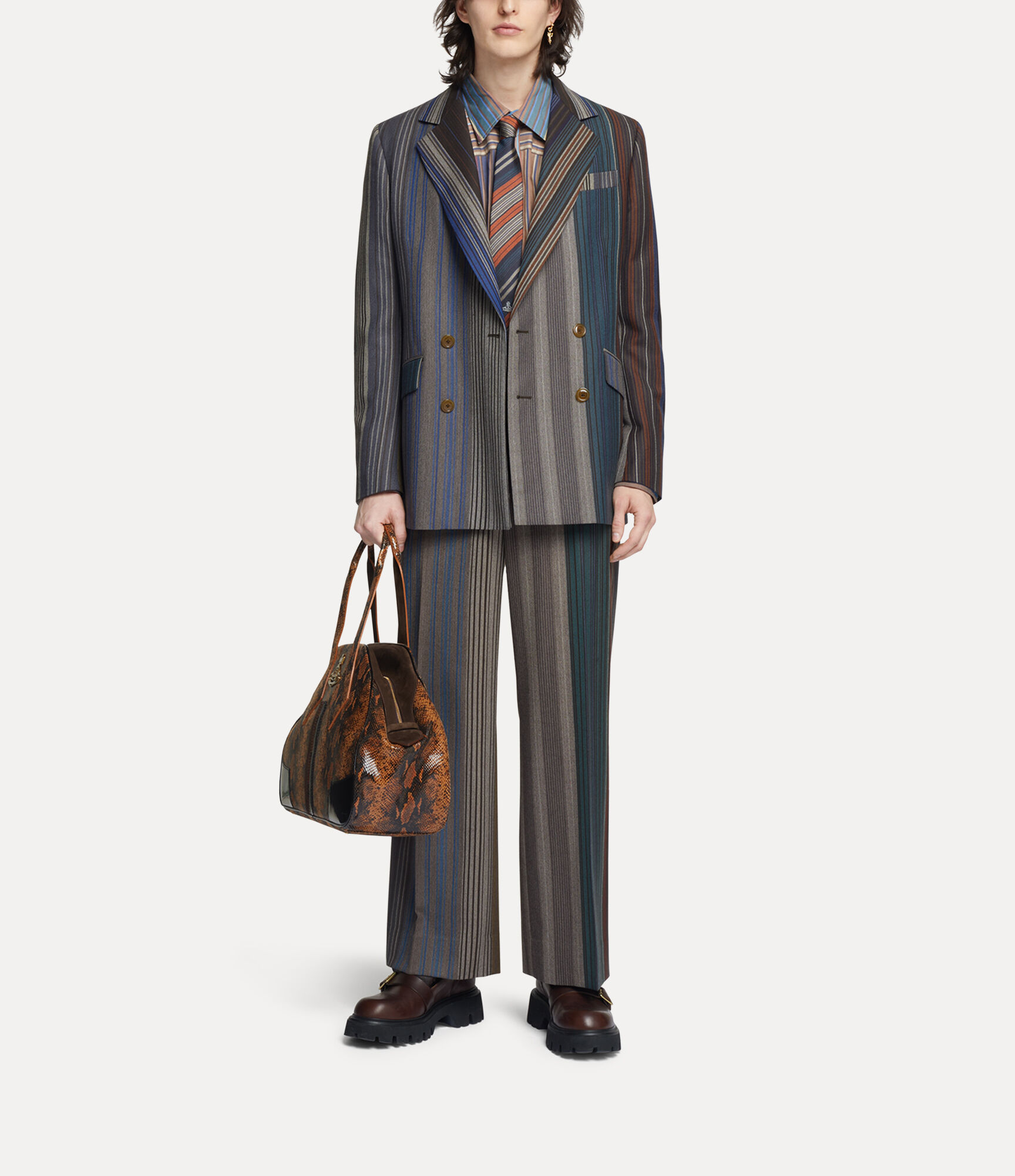 Loose Double-Breasted Jacket  large image number 3