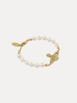 Mini Bas Relief Pearl Bracelet
