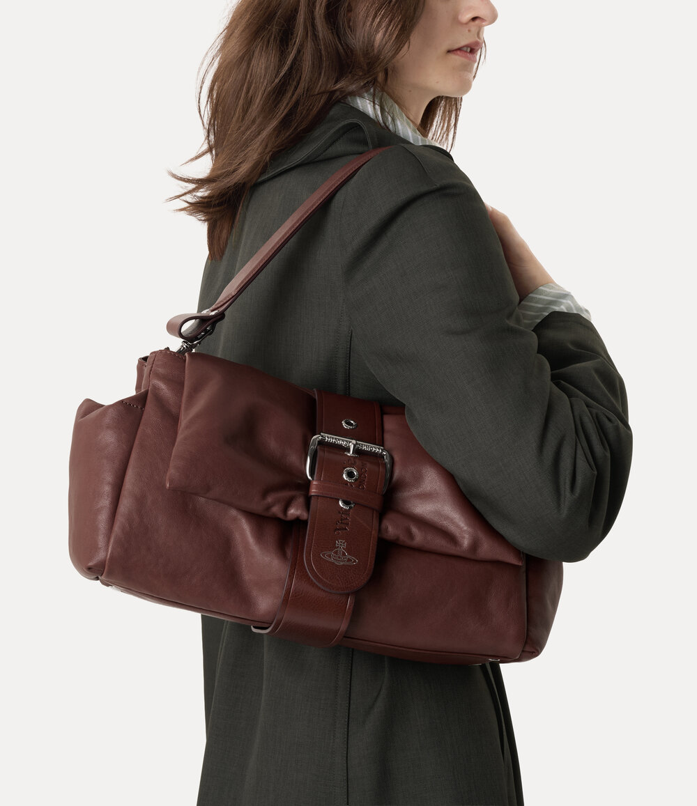 Vivienne Westwood Hazel XL Treasure Handbag in Chestnut, view 2