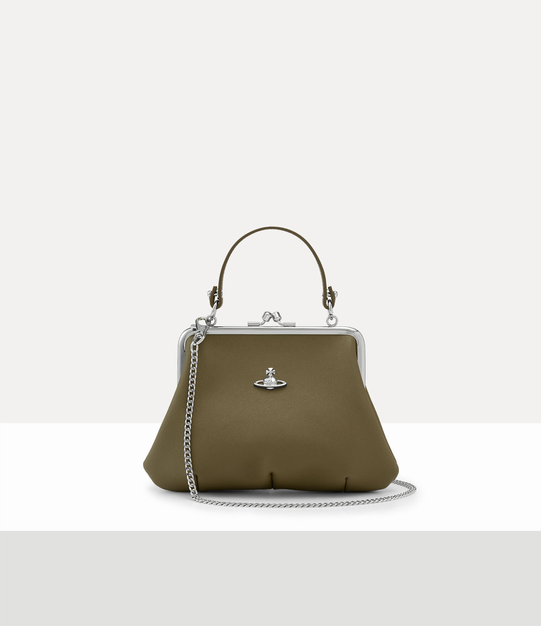 Granny Frame Purse in KHAKI | Vivienne Westwood®