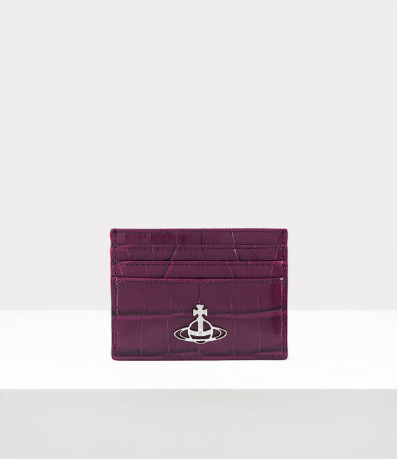 Flat Card Holder in PURPLE | Vivienne Westwood®
