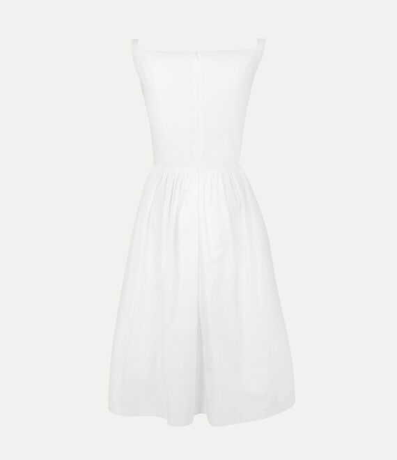 vivienne westwood white sunday midi dress Vivienne Westwood, Sunday cotton corset Midi dress, Women, White, US 0, Dresses