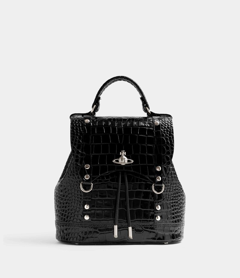 Vivienne Westwood Max Small Backpack in Black