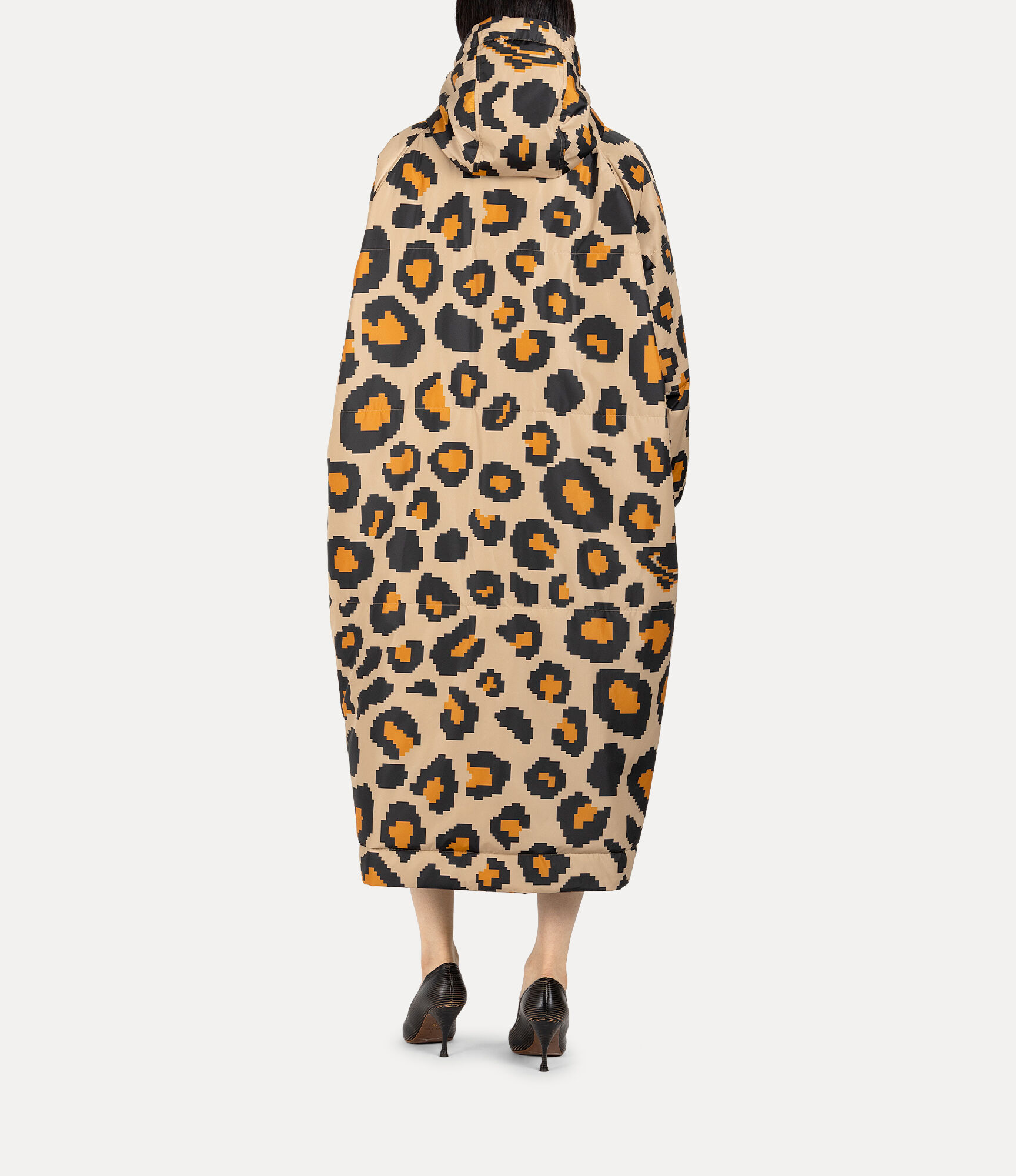 Pixelated Leopard Reversible Coat  large image number 3
