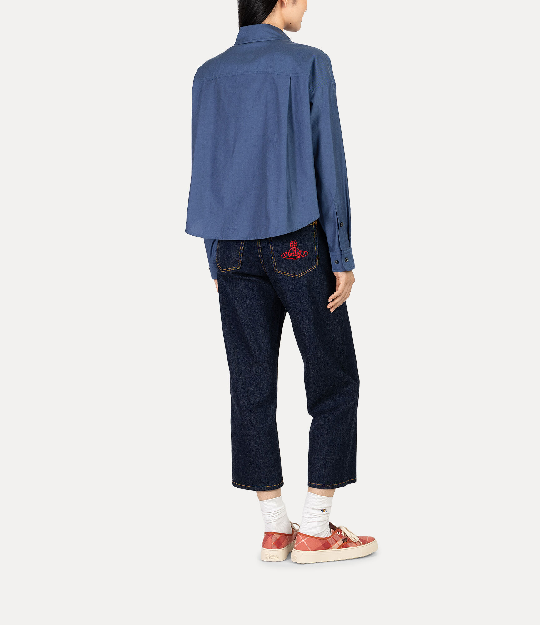 Organic Oxford Cropped Shirt  large image number 3