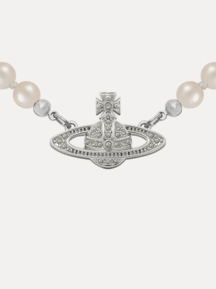 Mini Bas Relief Pearl Choker