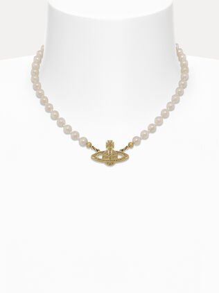 Mini Bas Relief Pearl Choker