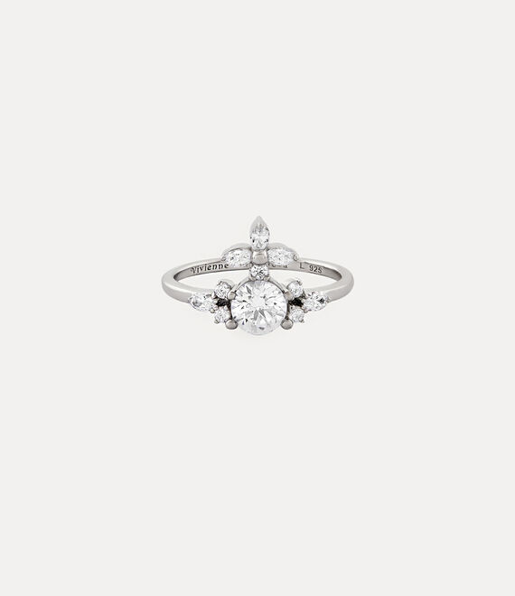 Vivienne Westwood Colette Ring In -platinum-white-cz