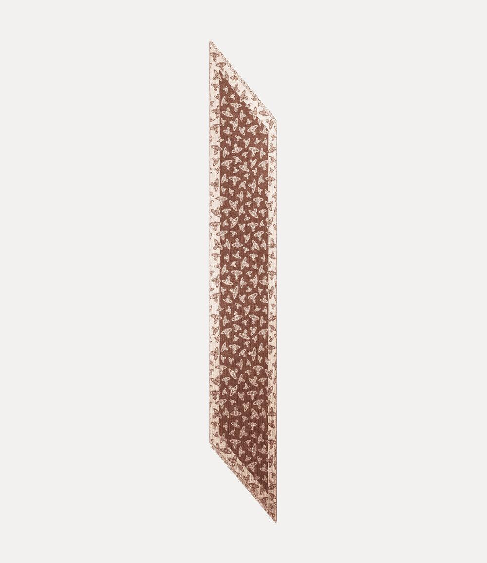 Vivienne Westwood Two Point Scarf in Bordeaux