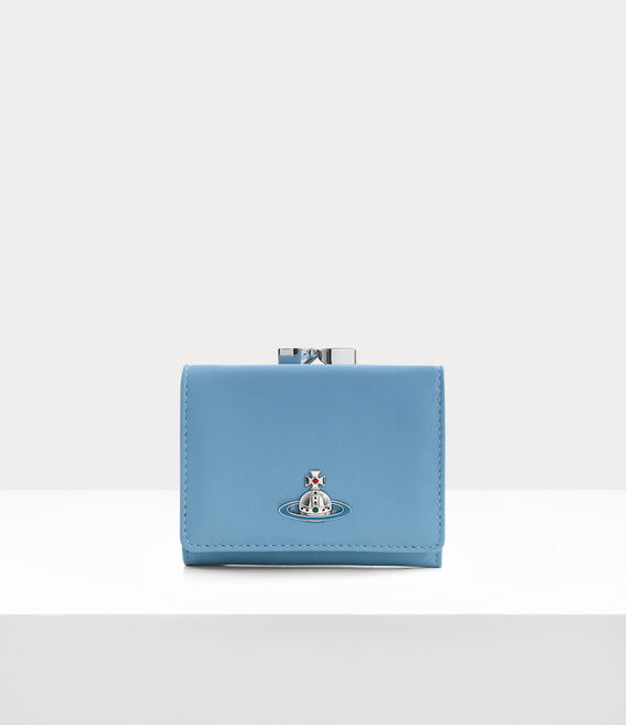 Vivienne Westwood Small Frame Wallet In Blue