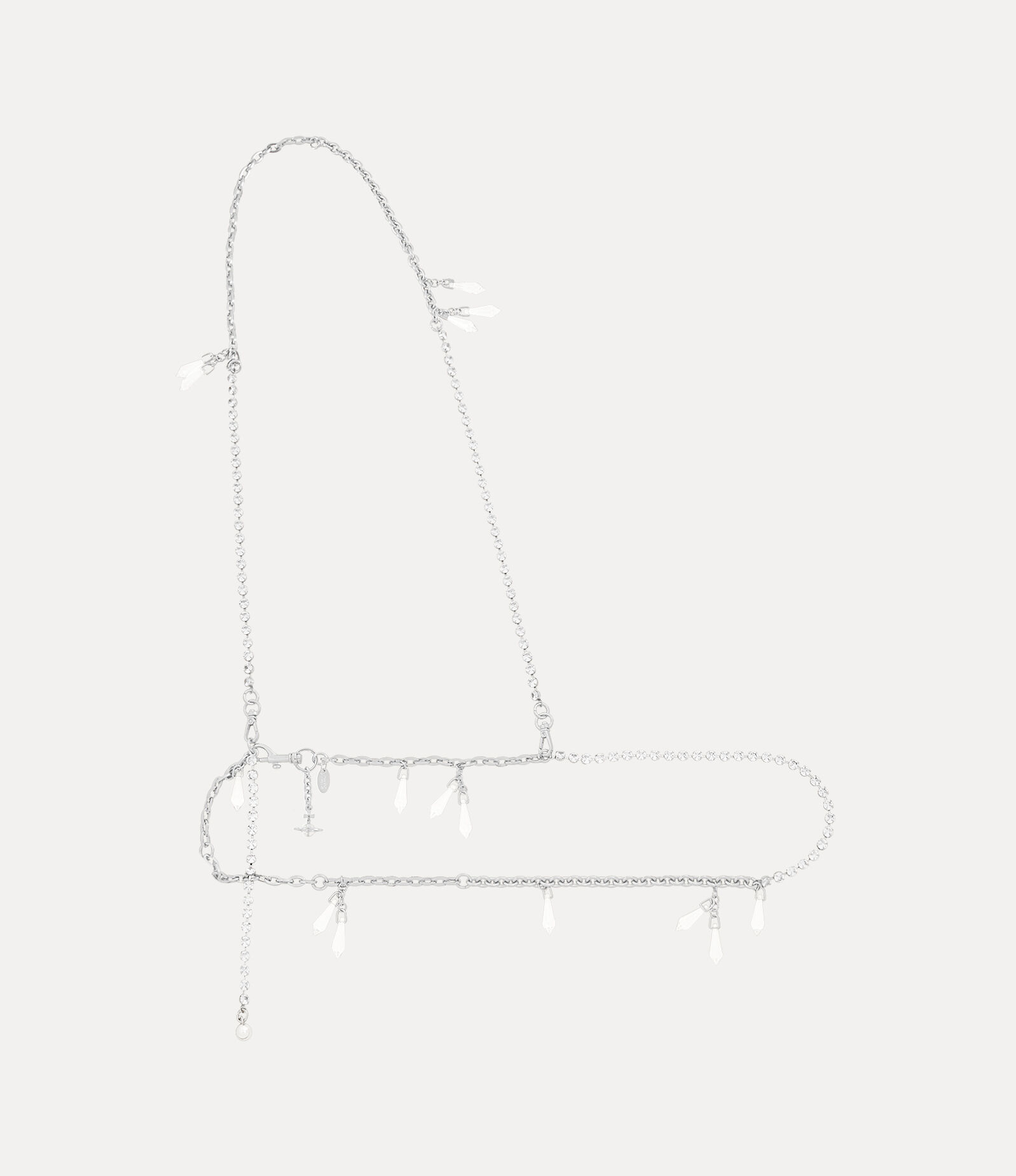 Broken Chain Diamante Belt   large image number 2