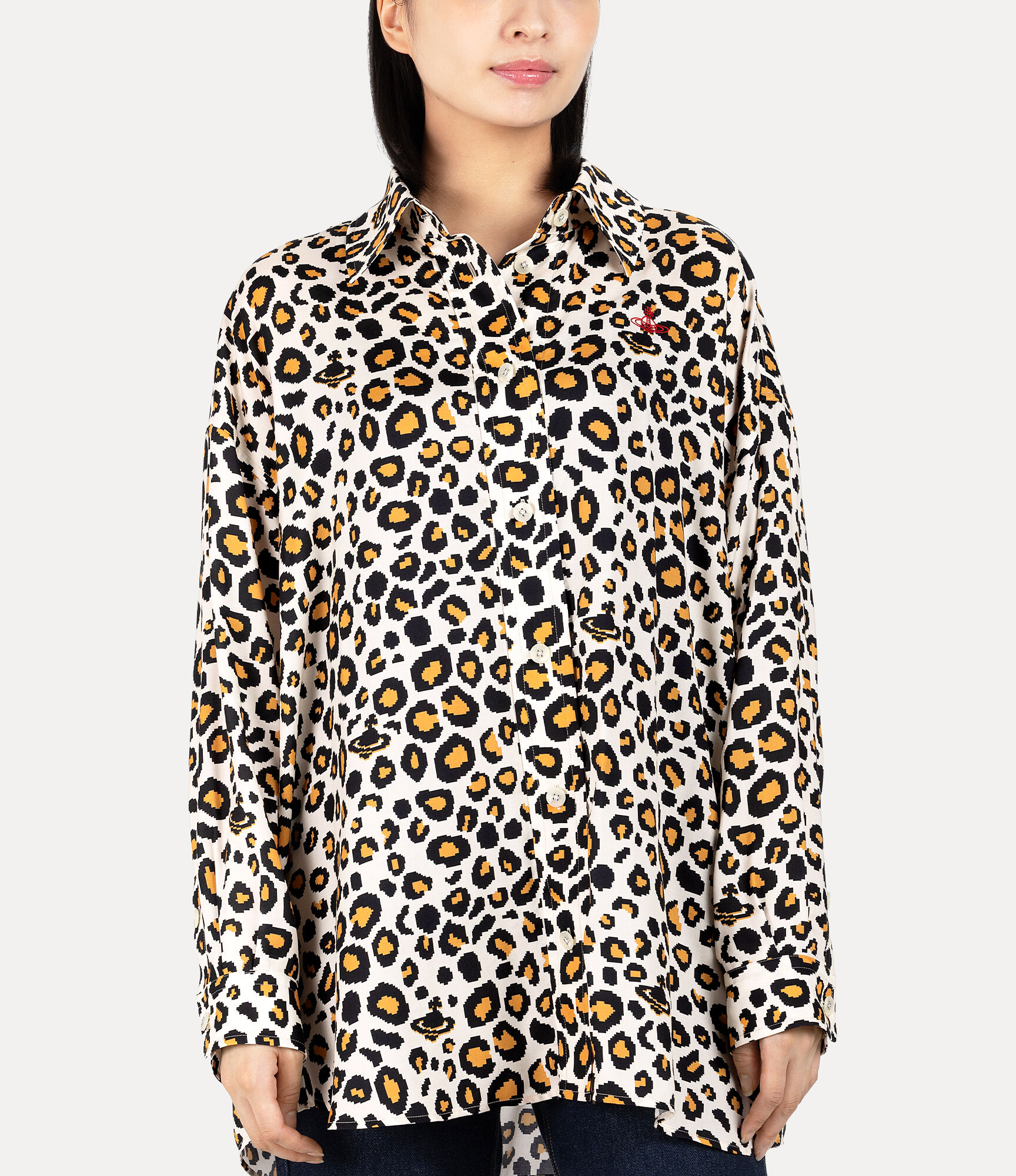 Pixelated Leopard XXL Shirt  large image number 4