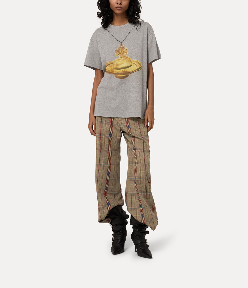 Vivienne Westwood Gold Orb Classic T-shirt in Grey, view 2