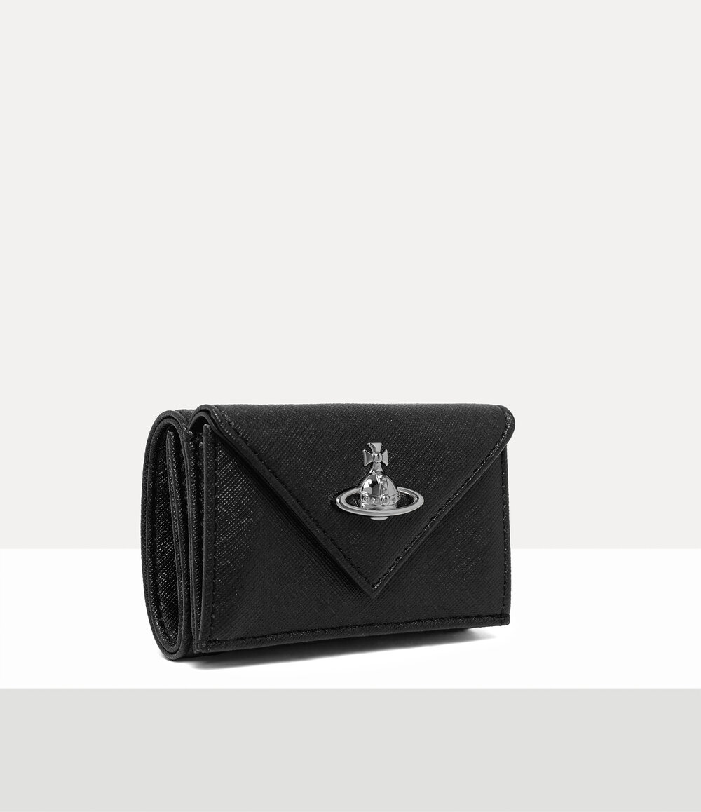 Vivienne Westwood Envelope Billfold in Black, view 2