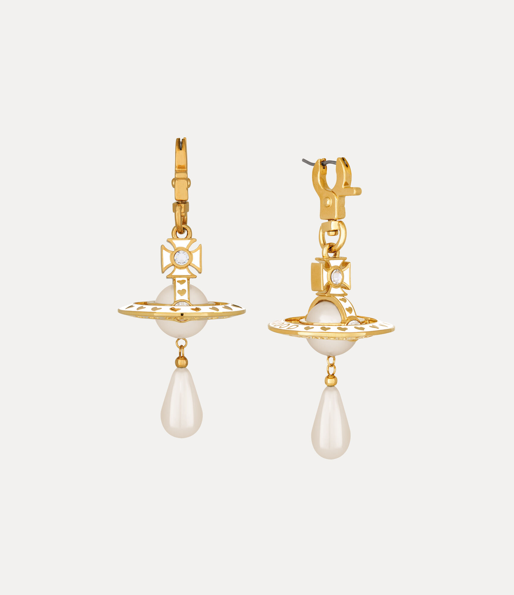 Nana Pearl Earrings Vivienne パールピアス 62020181-02RA10-_GOLD-WHITE-