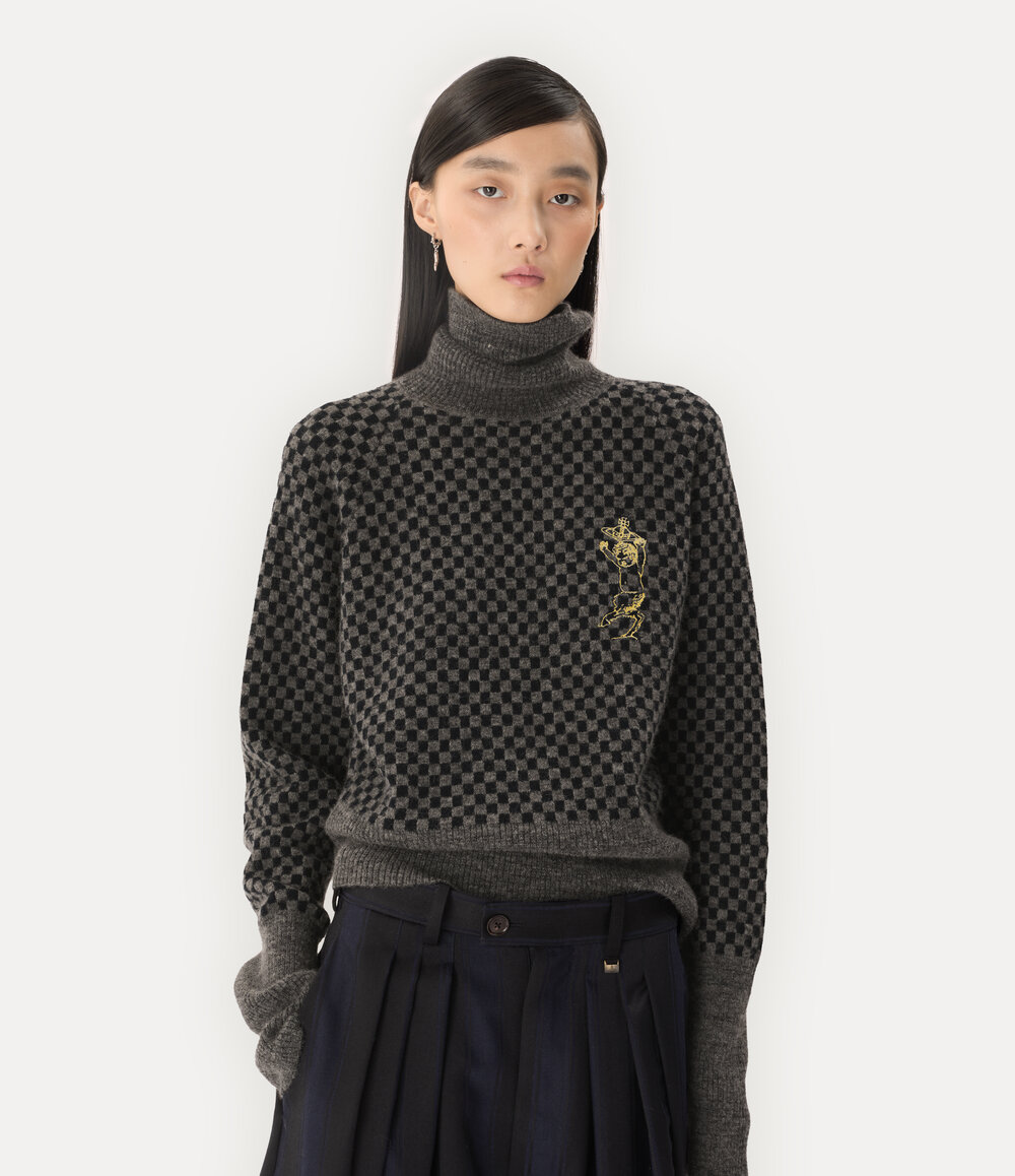 Vivienne Westwood Checkmate Turtleneck, view 4
