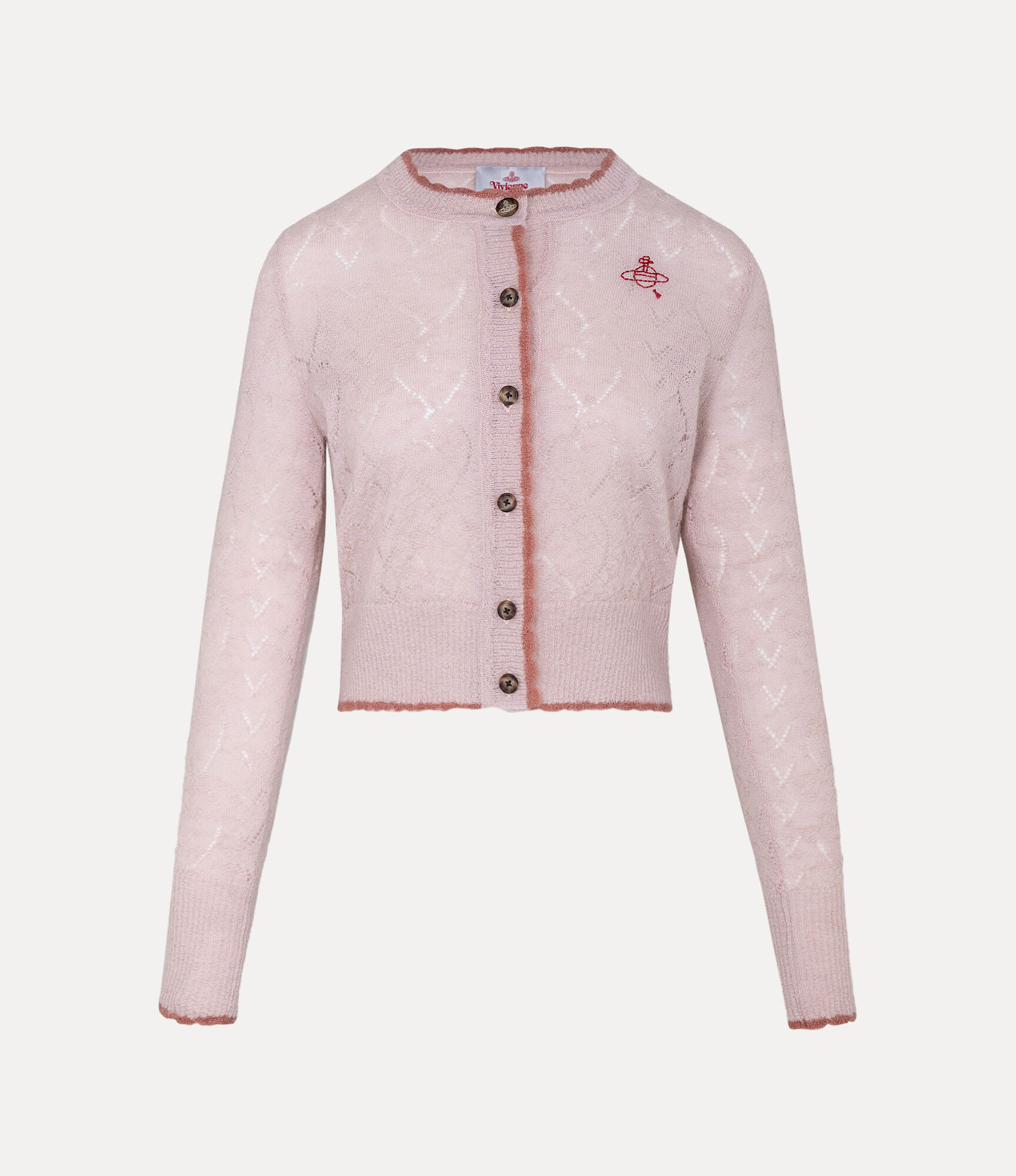 Eyelet Heart Cardigan  large image number 1